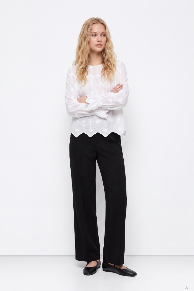 Cal�as largas preto minimalista