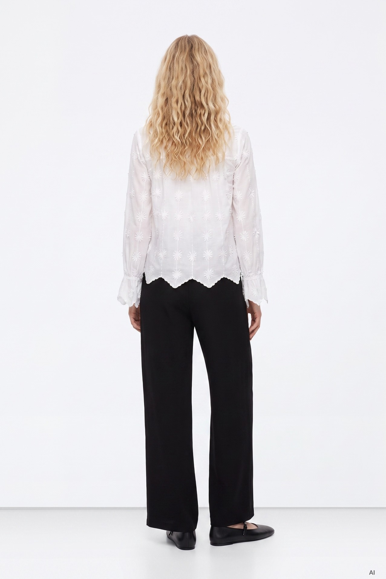 Wide Black Trousers