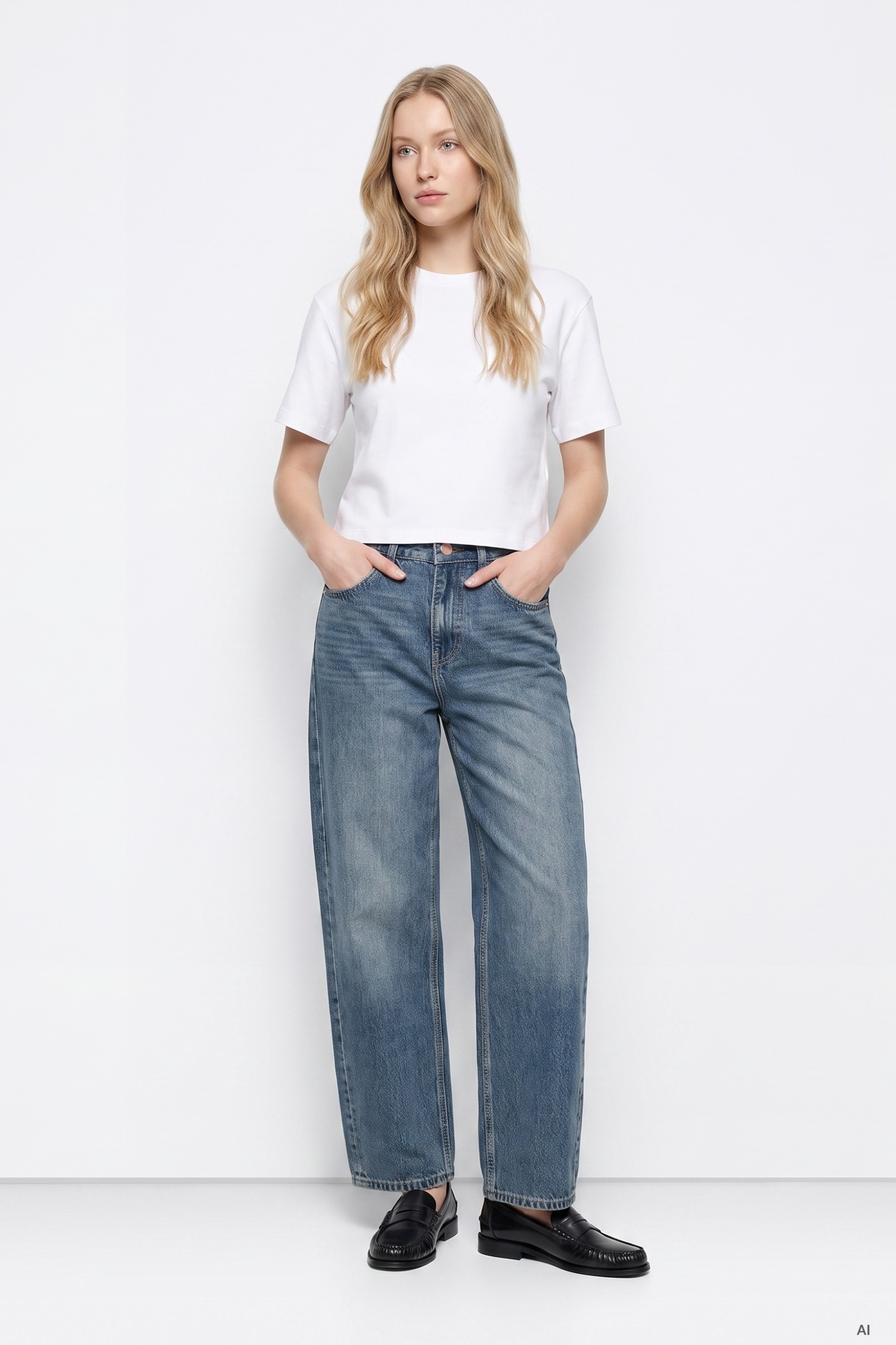 Wide-Leg Alba Jeans