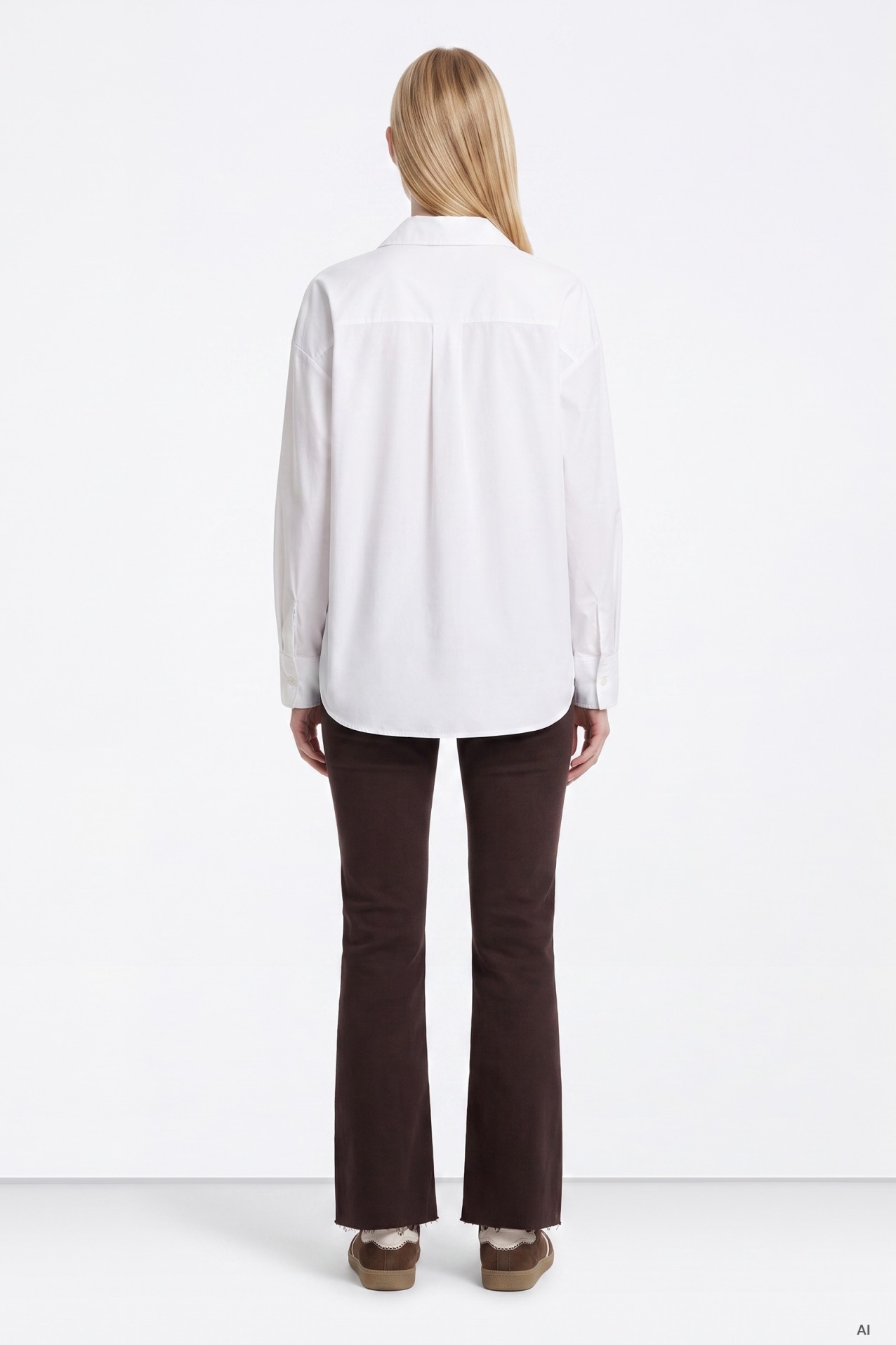 Dark Brown Flare Jeans