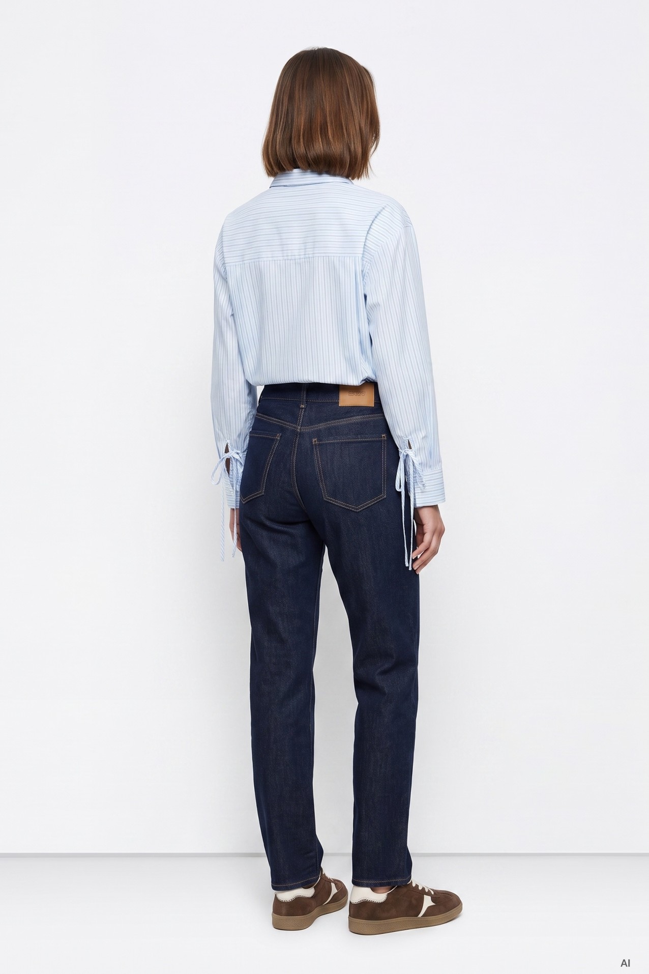 Amber Dark Straight Jeans