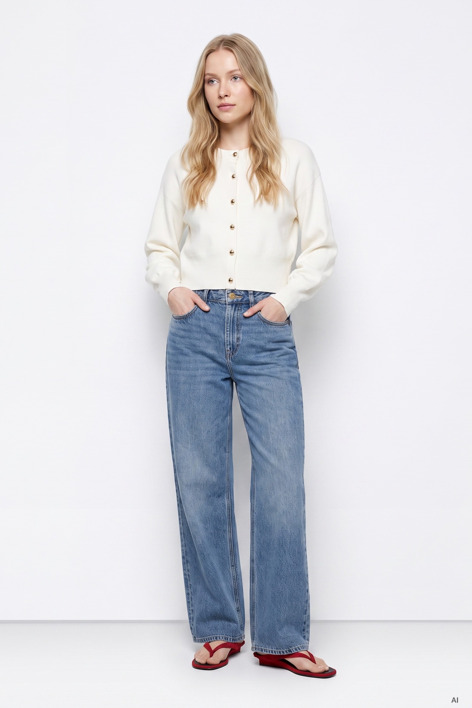 Bonnye Wide Leg Jeans