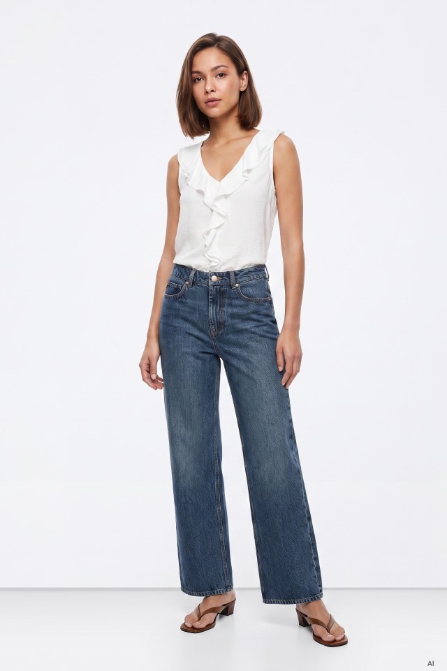 Bonnye Wide Leg Jeans