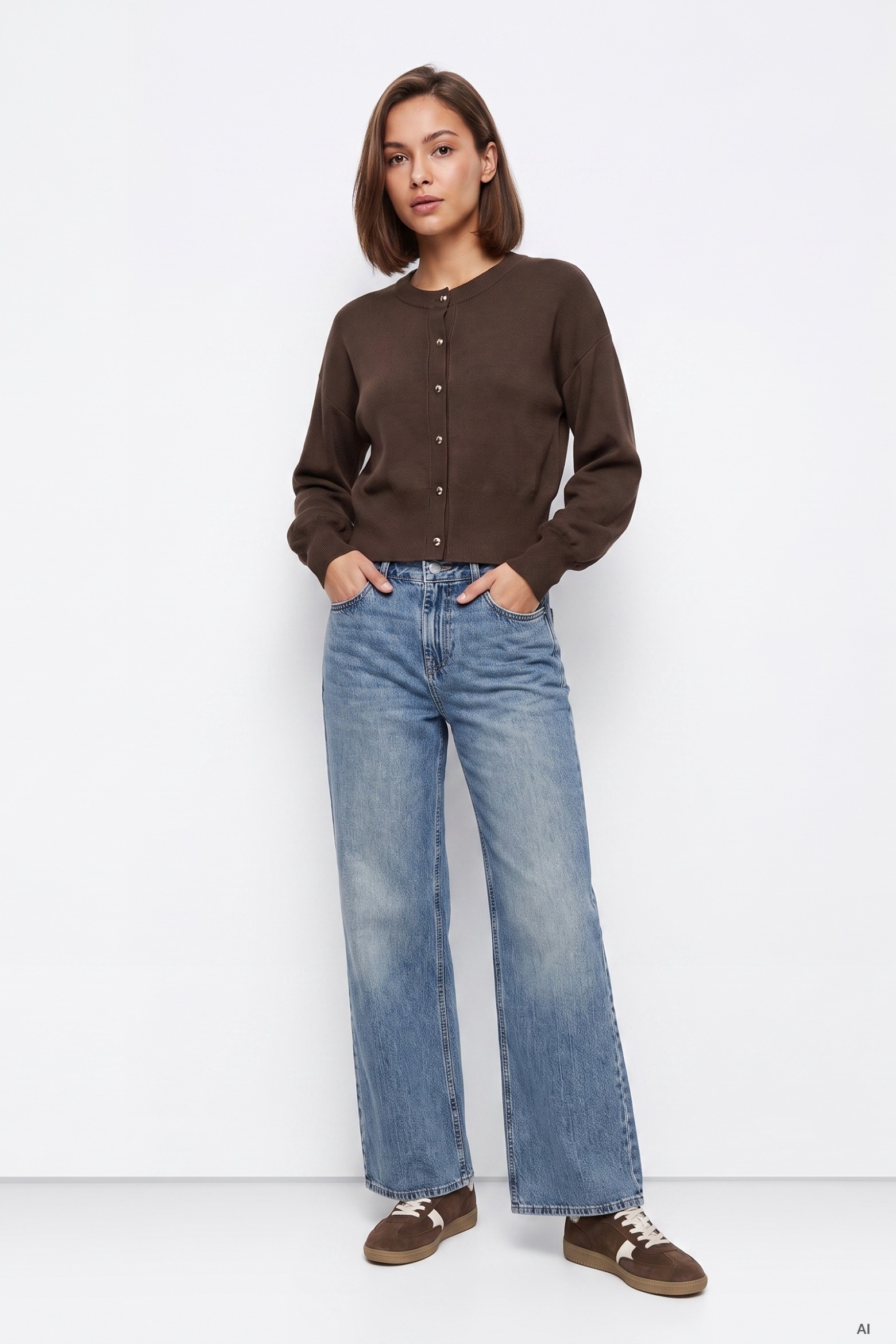 Wide Leg Light Blue Jeans