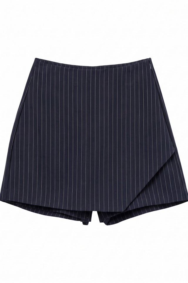 Short azul efecto falda Short azul efecto falda