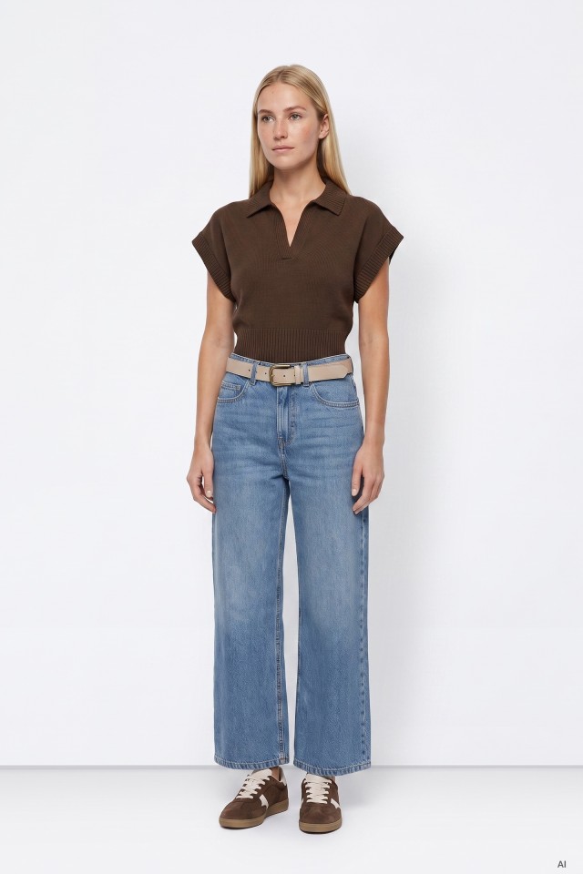 Nora Light Blue Wide Jeans Nora Light Blue Wide Jeans