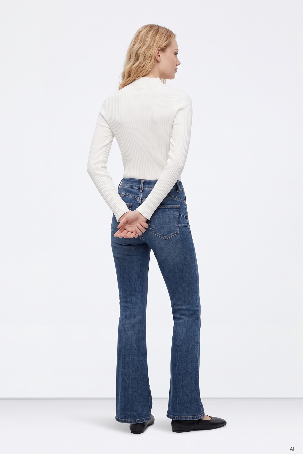 Double-up Flared Jeans