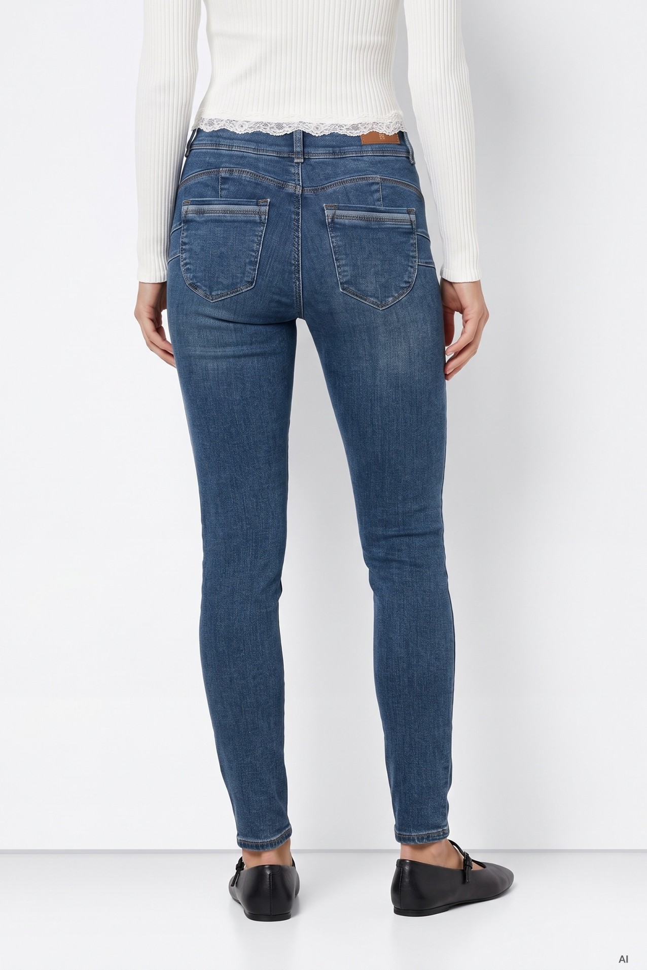 Slim Fit Blue Jeans