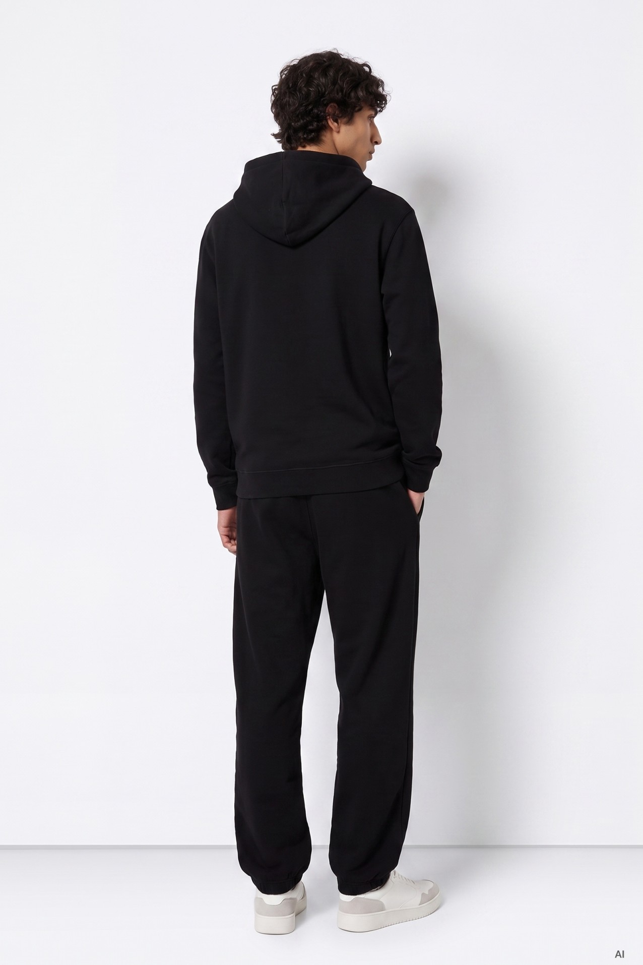 Black Relaxed Fit Trousers