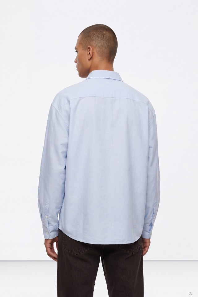 Light Blue Long-Sleeve Shirt Light Blue Long-Sleeve Shirt