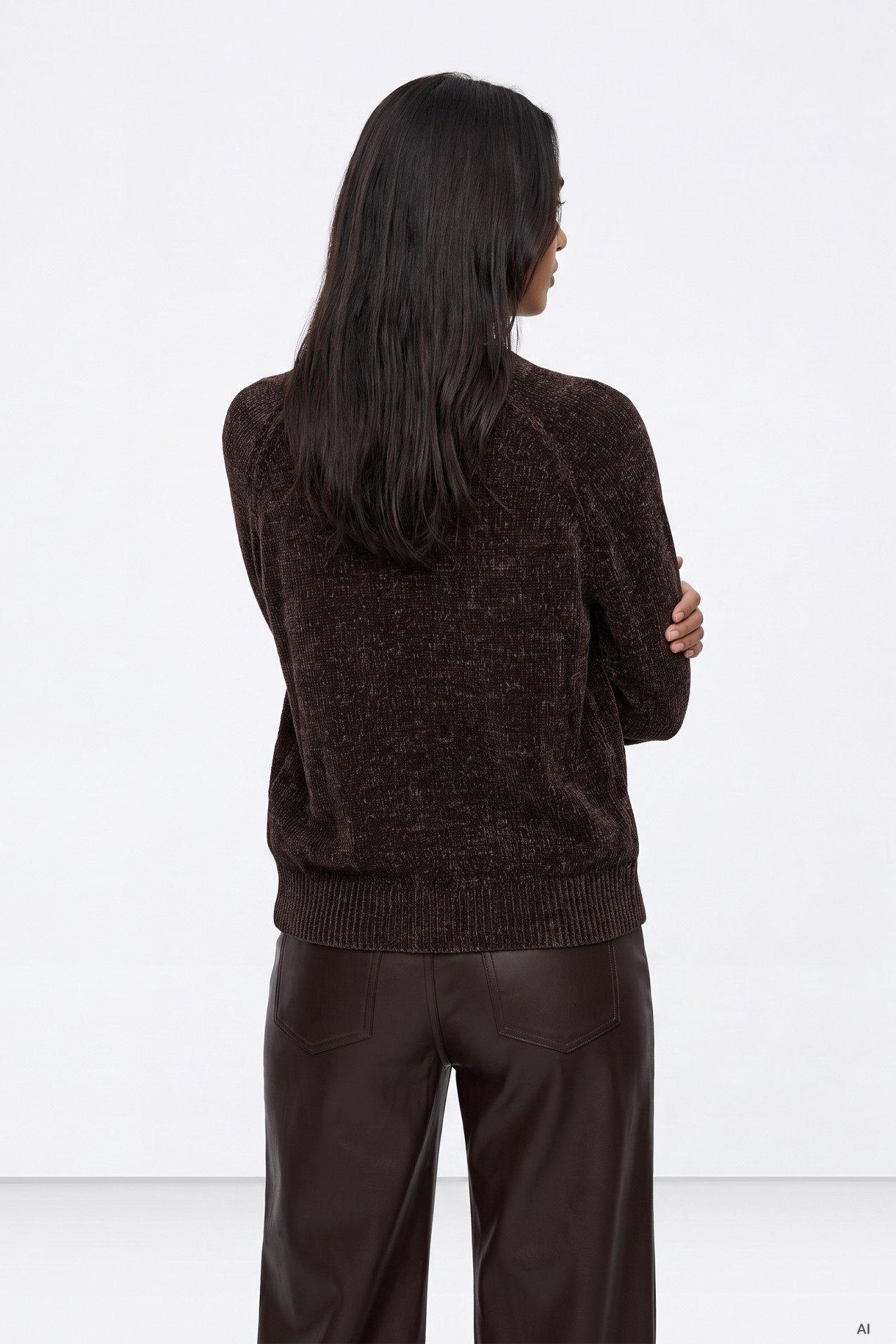 Brown Knit Sweater