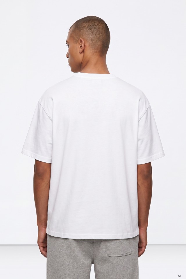 T-shirt branca oversize minimal T-shirt branca oversize minimal