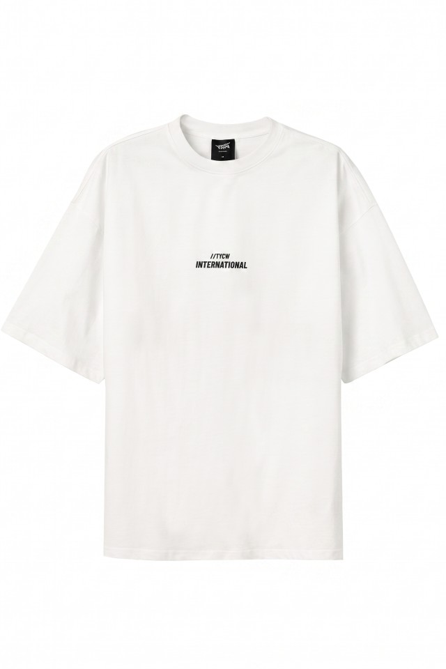 T-shirt oversize branca T-shirt oversize branca