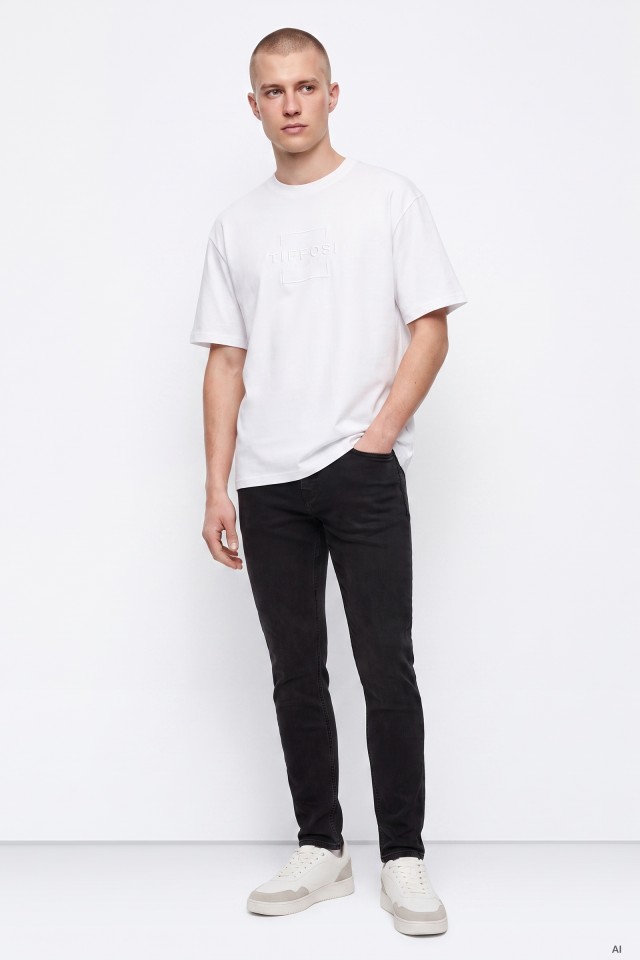 Tyler Tapered Black Jeans