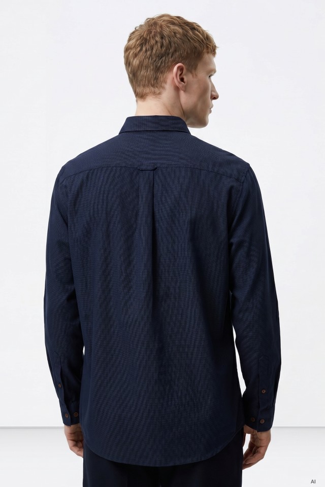 Camisa Estructura Dobby Slim Fit Camisa Estructura Dobby Slim Fit