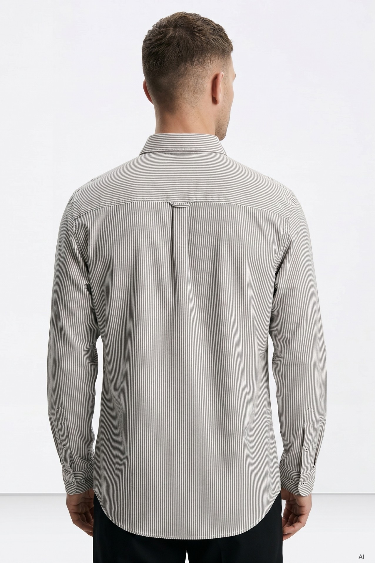 Camisa Regular Fit Oxford Rayas