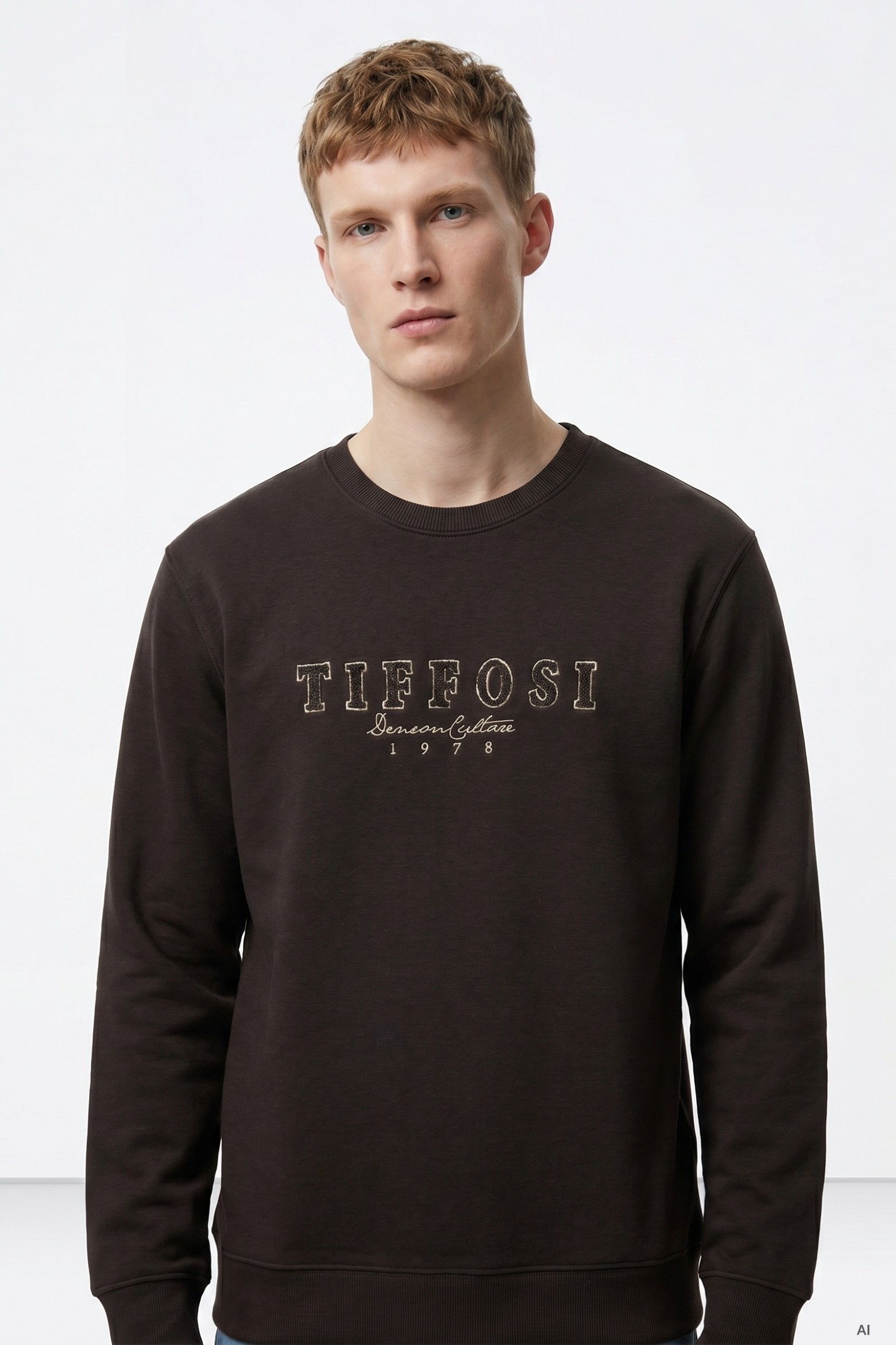 Dark Brown Sweatshirt Tiffosi