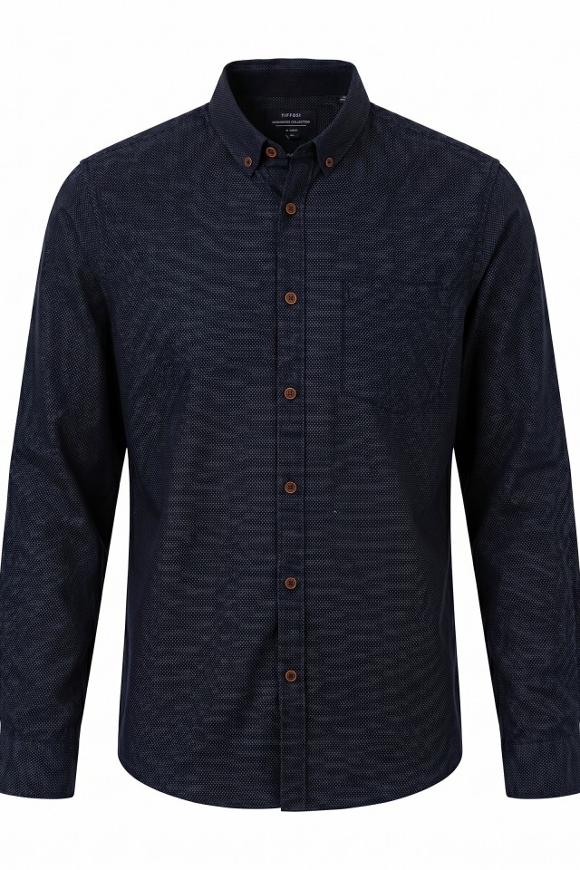 Camisa Estructura Dobby Slim Fit Camisa Estructura Dobby Slim Fit