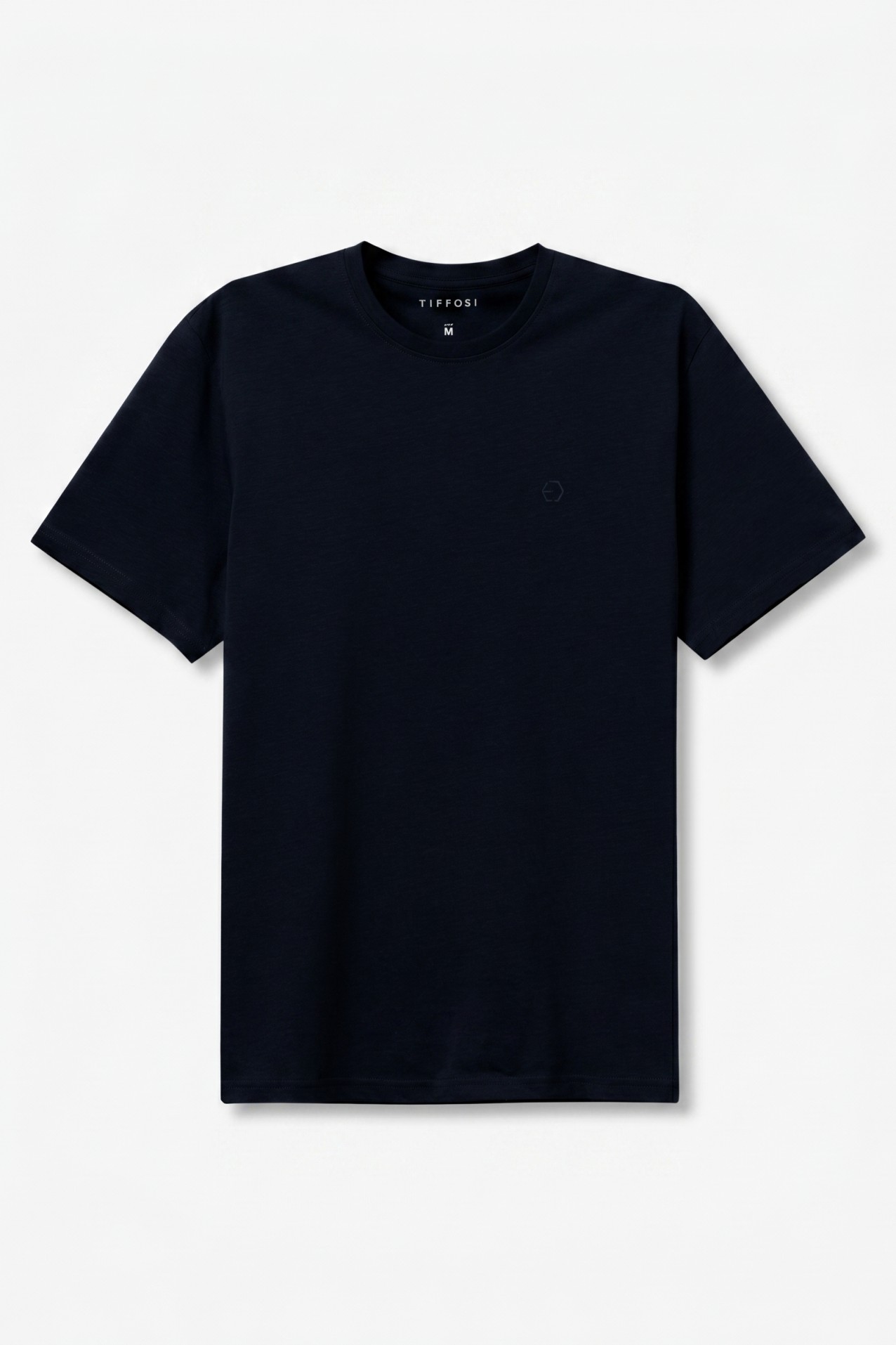 Camiseta de Algod�n con Relieve