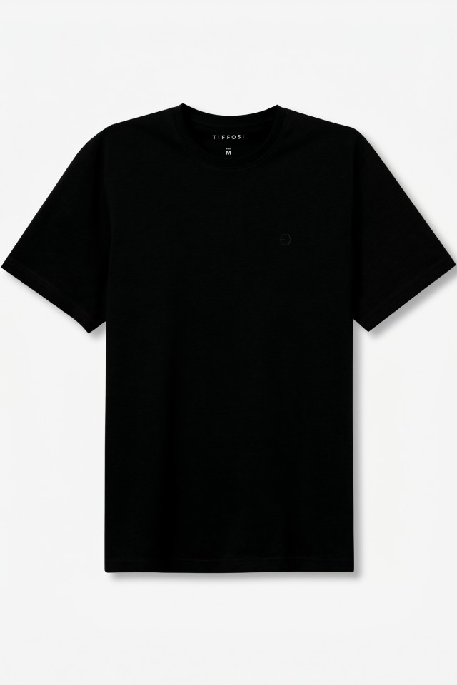 Cotton T-shirt with Embossed Detail Cotton T-shirt with Embossed Detail