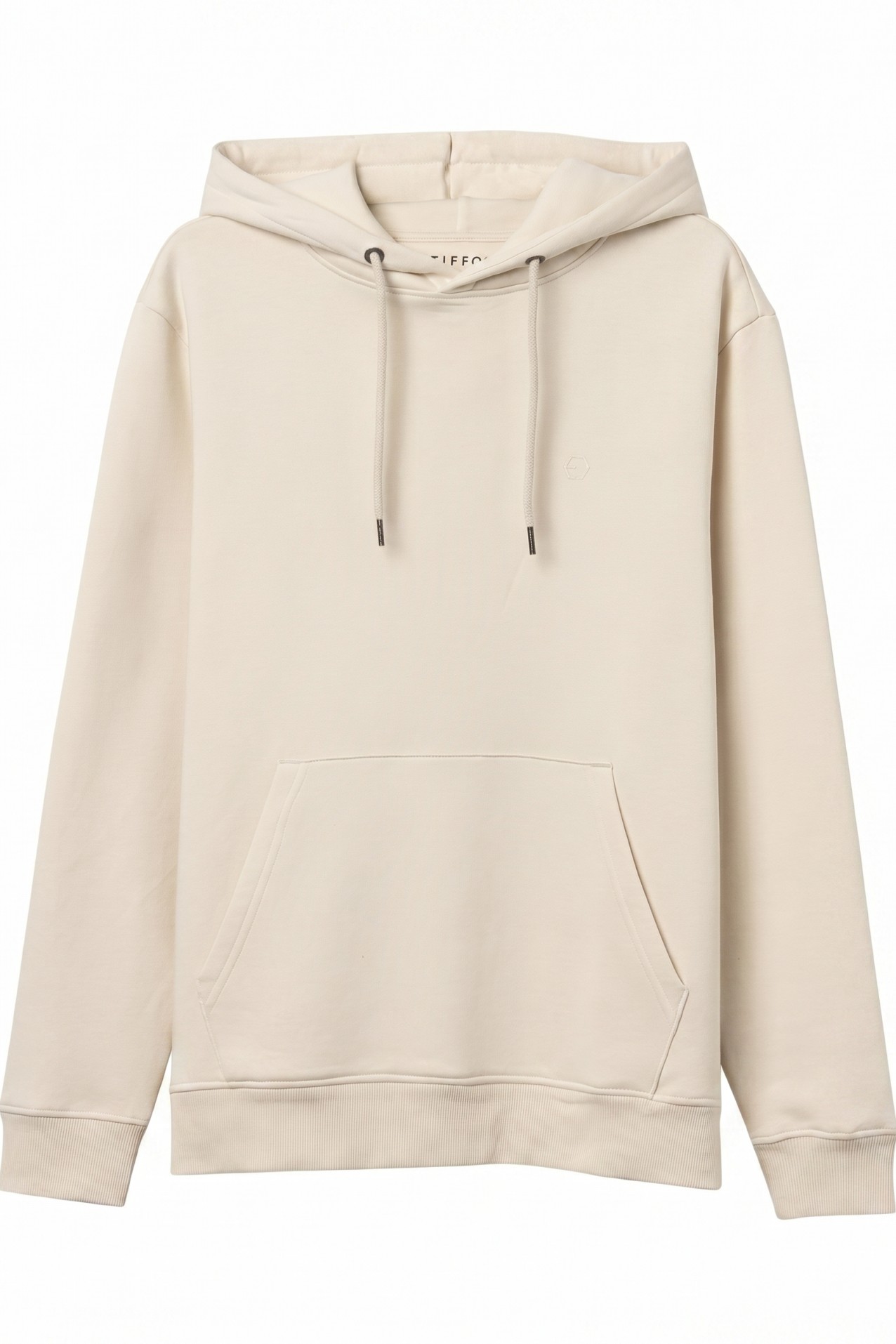 Beige relaxed fit hoodie