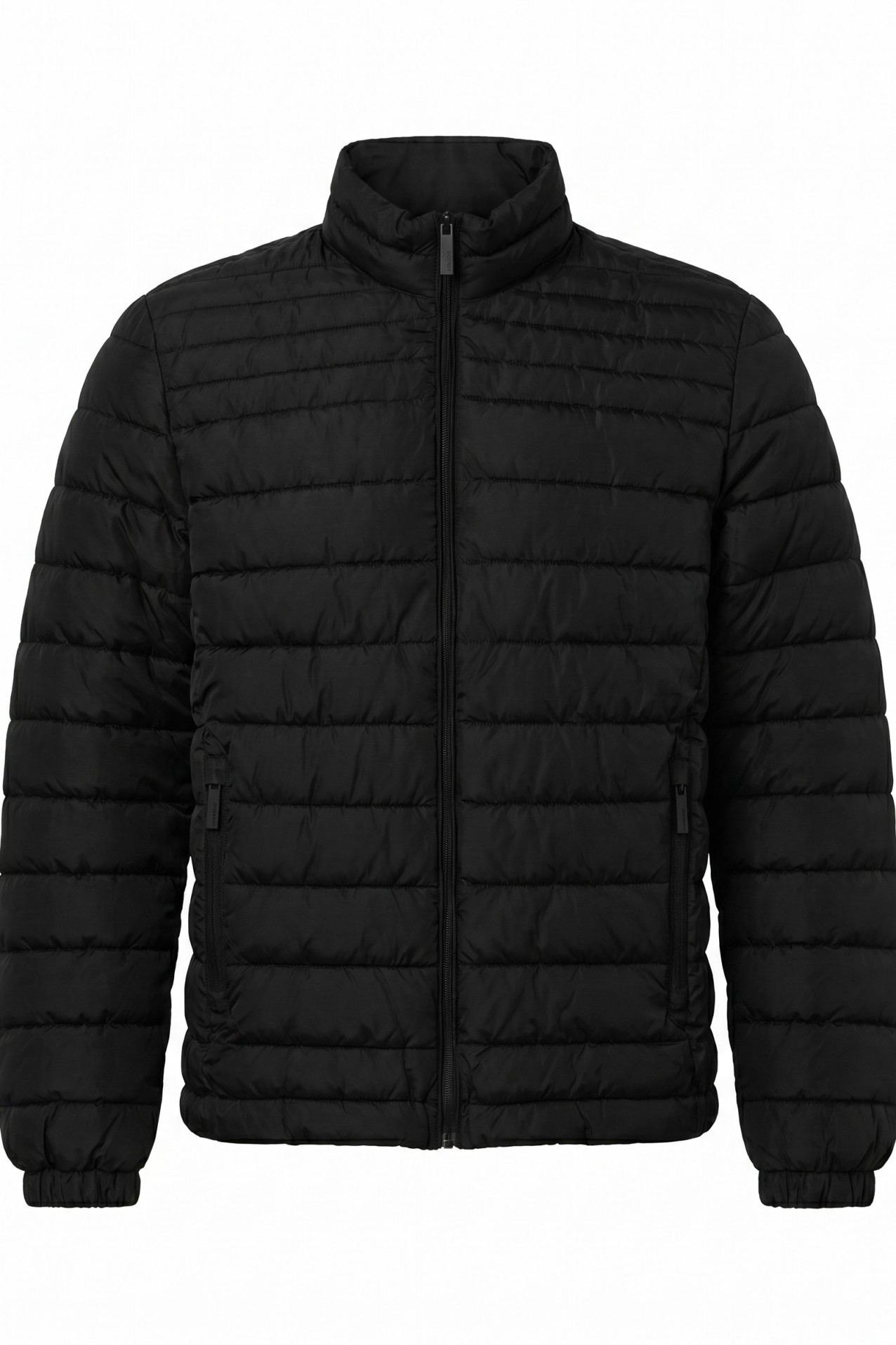 Black casual padded jacket