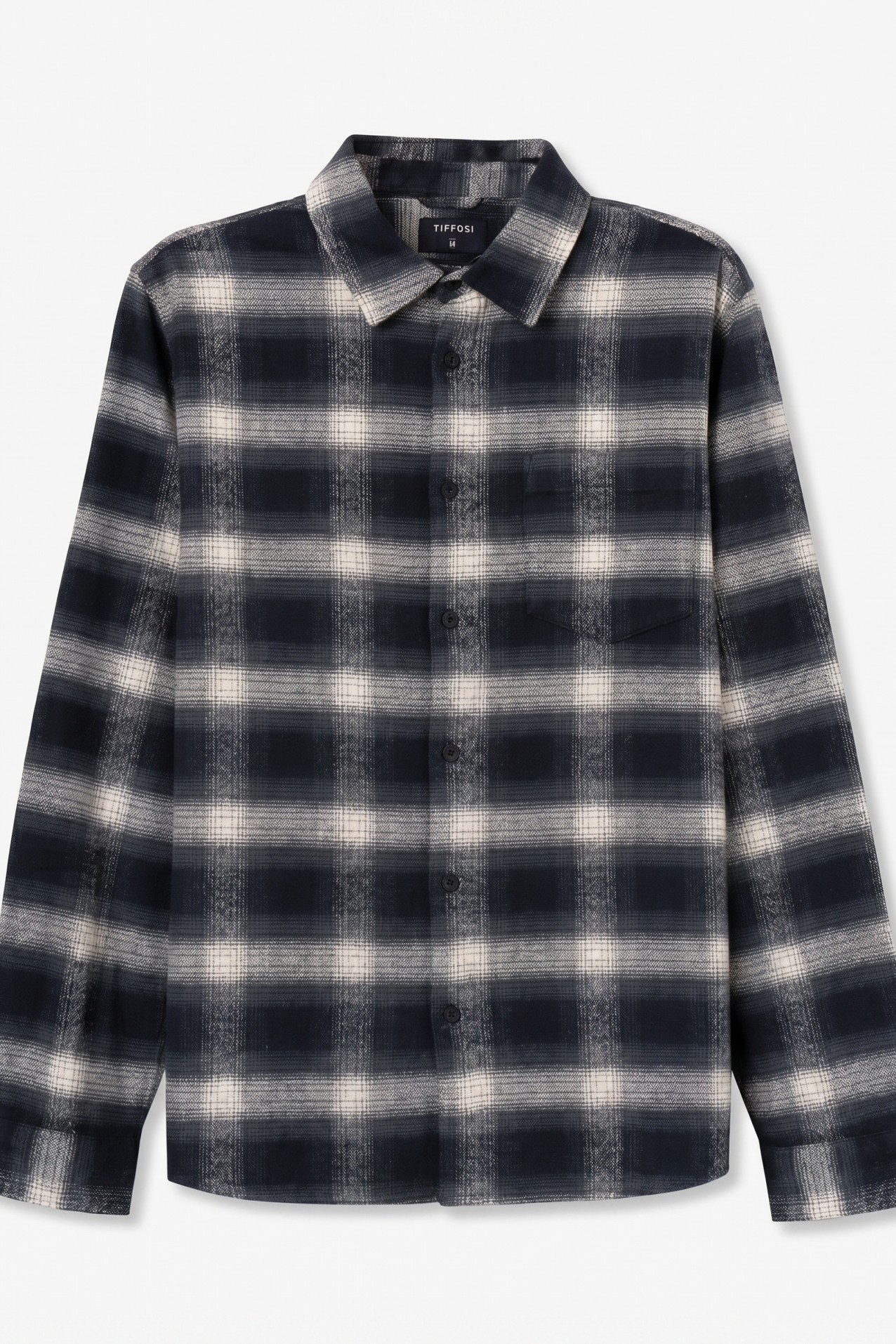 Blue Long Sleeve Check Shirt