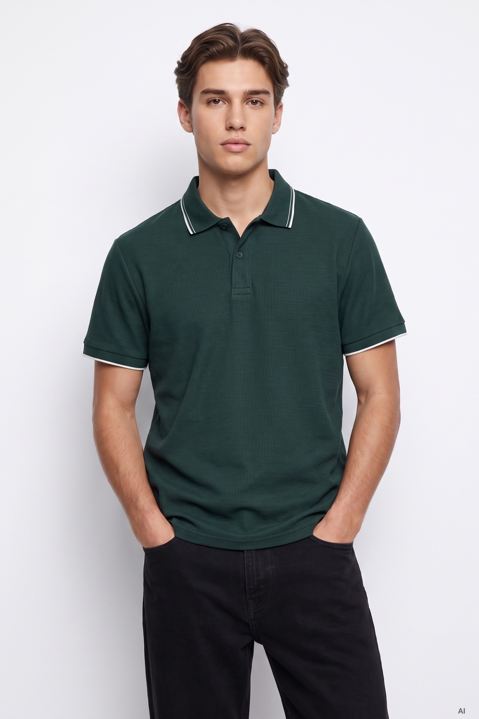 Dark Green Classic Polo
