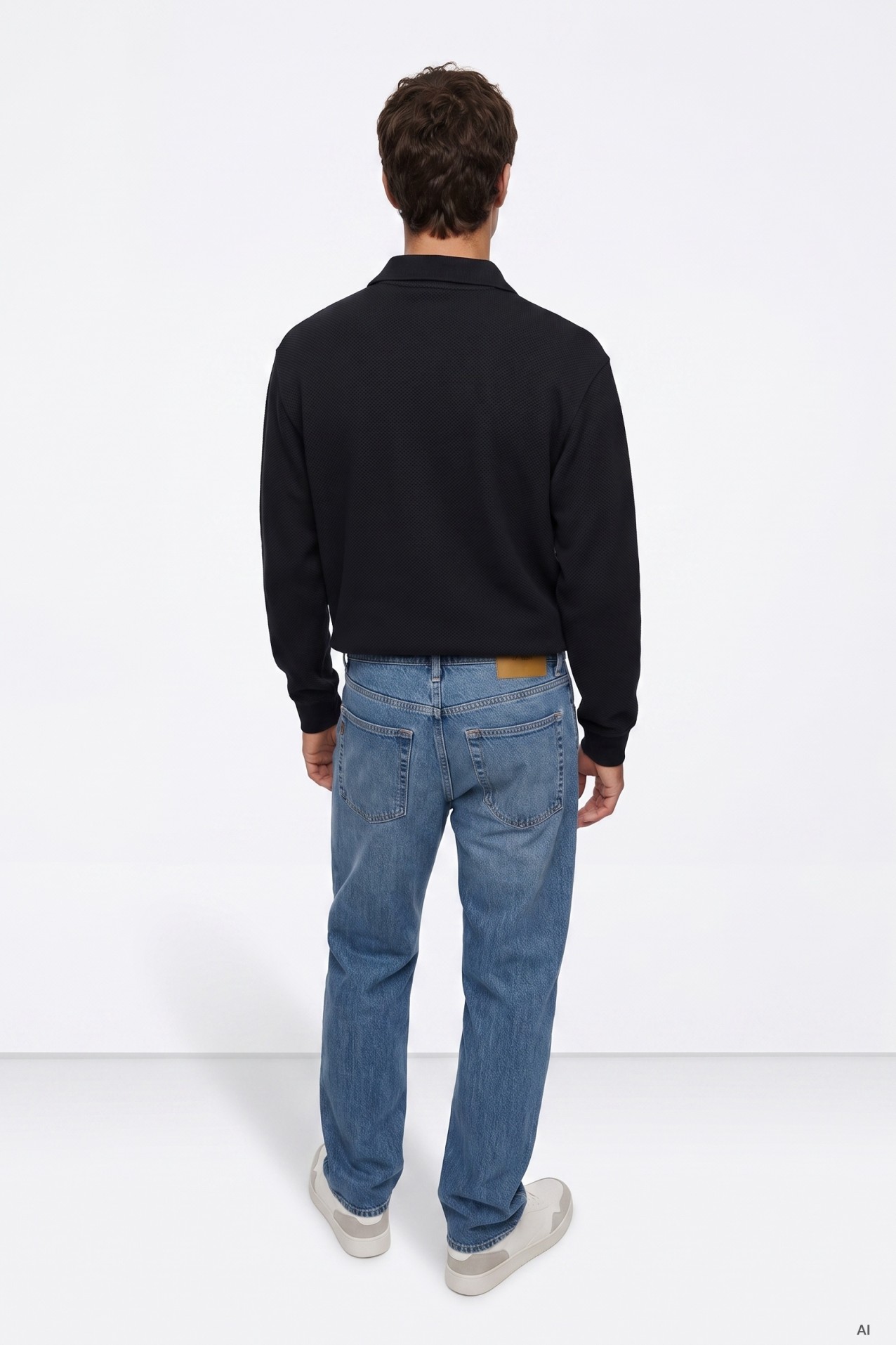 Navy Blue Zip Jacket