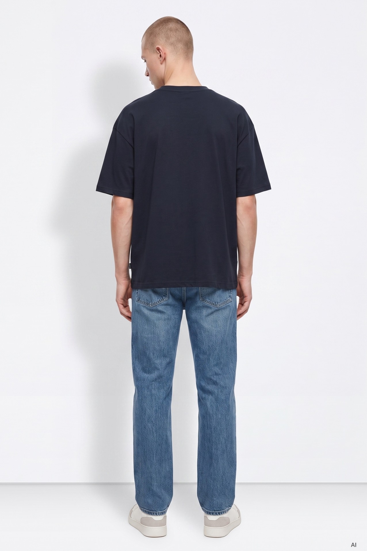 Dark Blue Oversize T-shirt