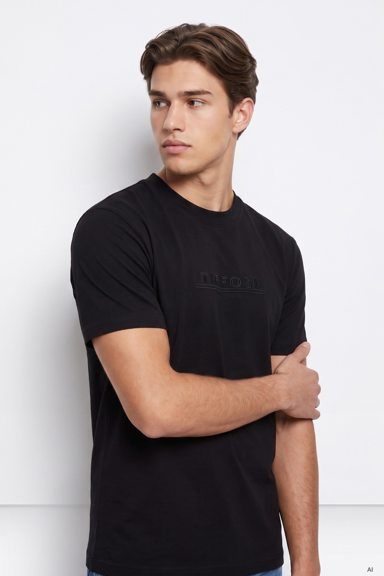 Black Regular Fit T-shirt
