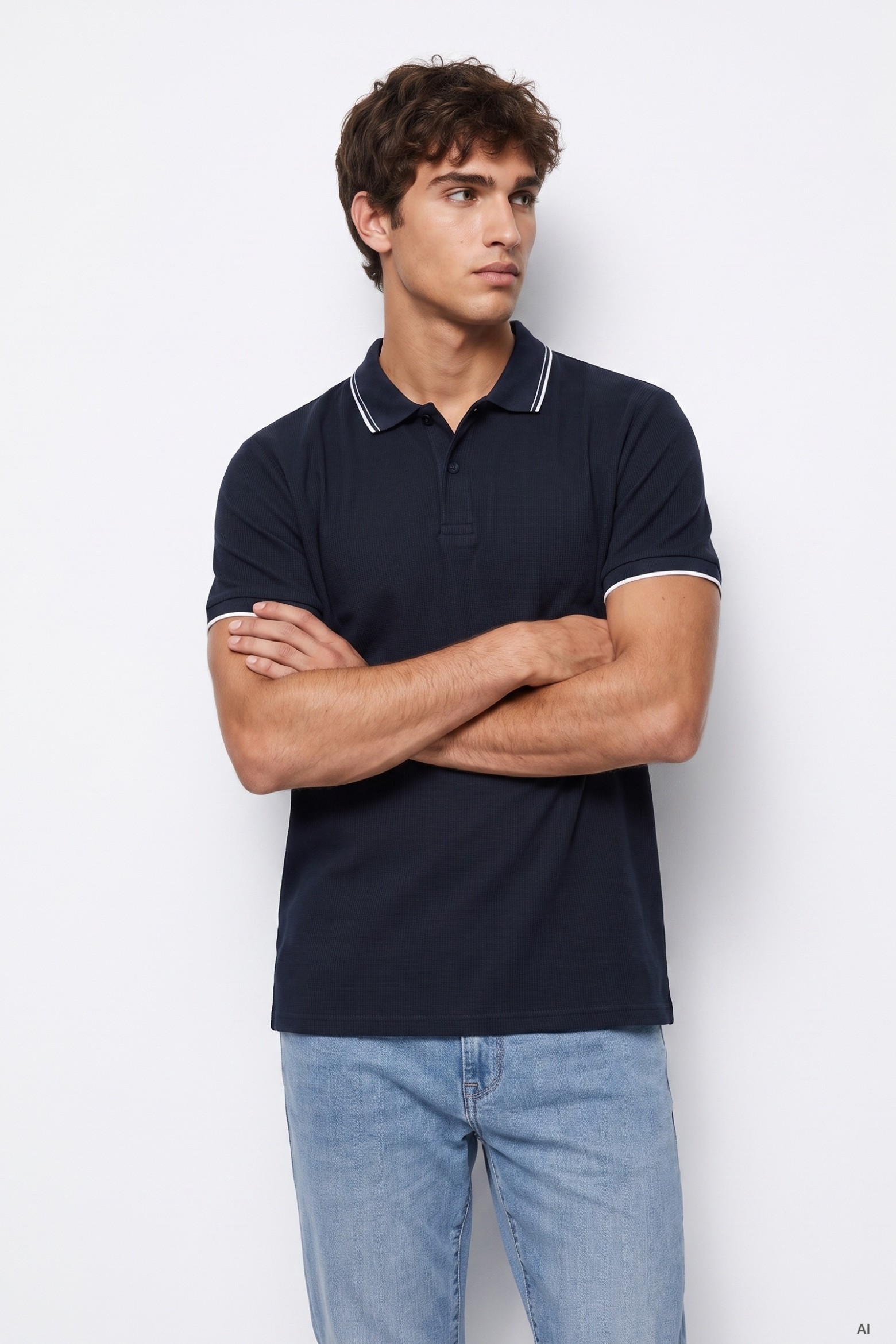 Dark Blue Polo Shirt