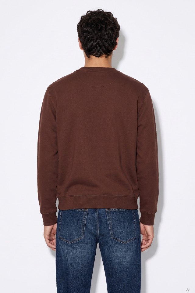 Sudadera marr�n b�sica