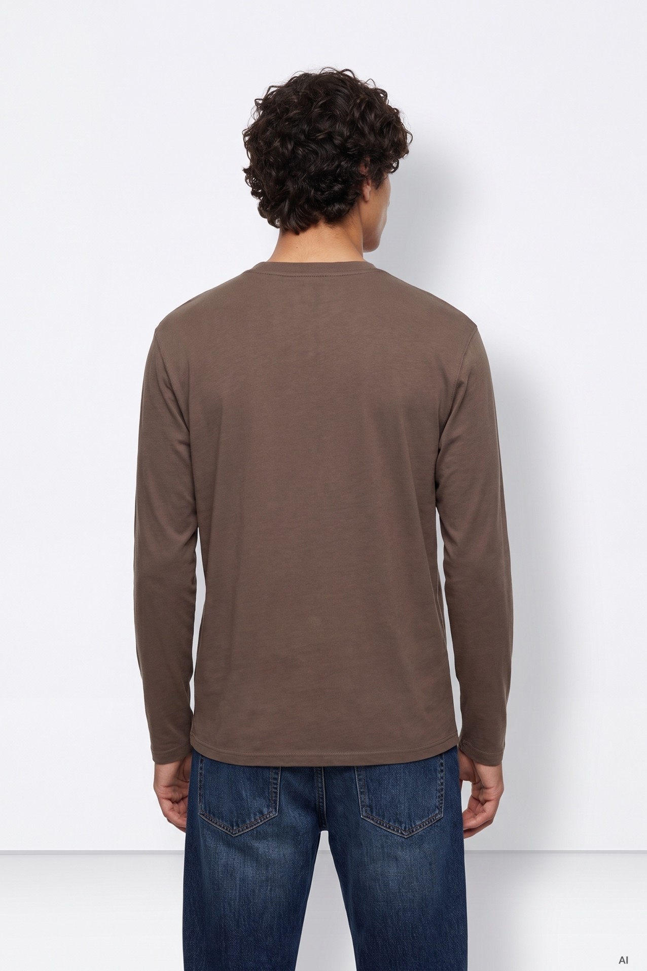 Brown Long Sleeve Tee