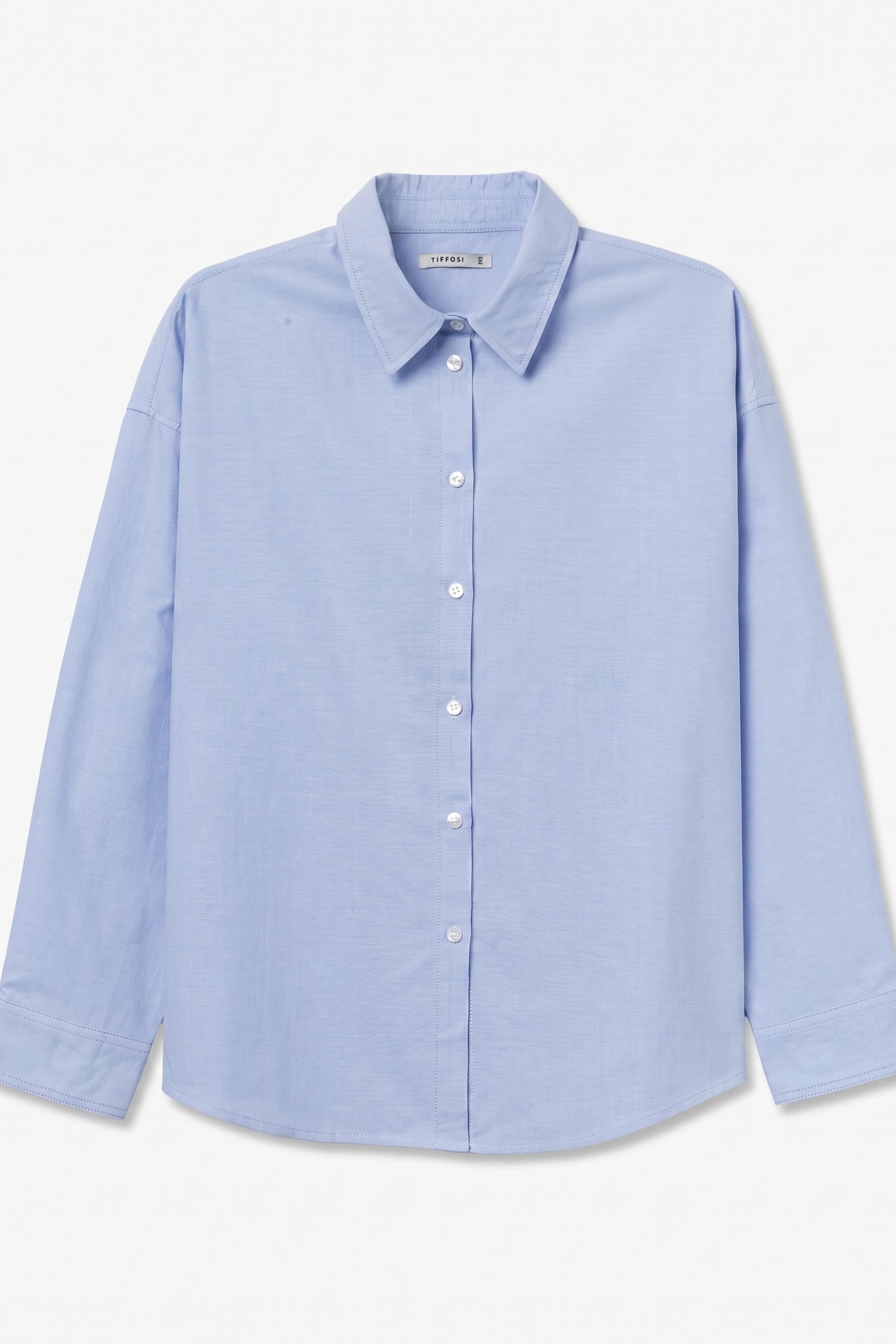 Camisa oversize azul claro