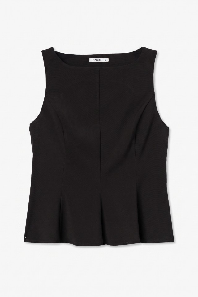 Top preto sem mangas Top preto sem mangas