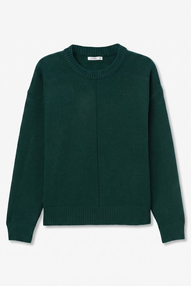 Jersey verde corte recto Jersey verde corte recto