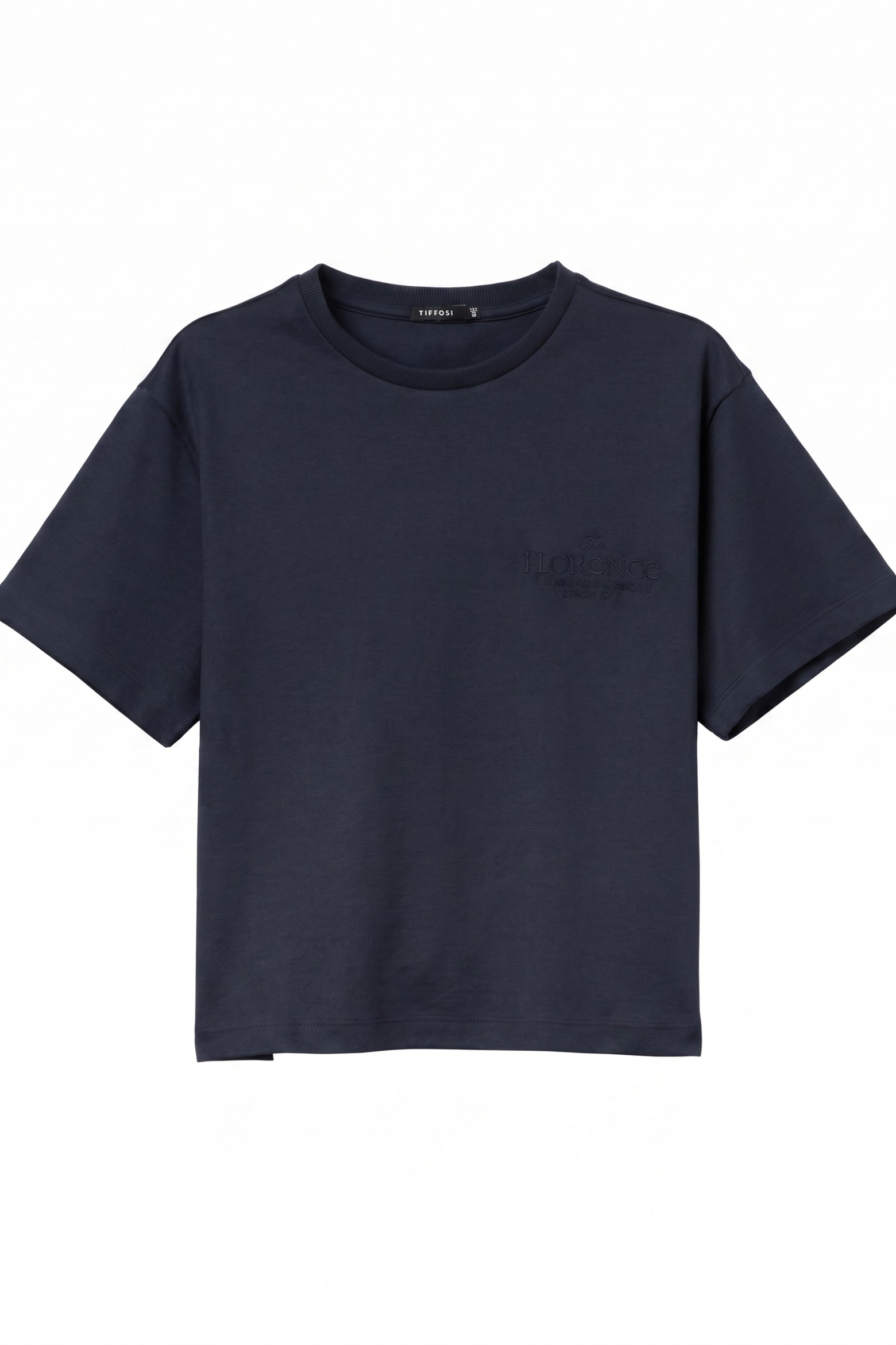 Camiseta azul manga corta