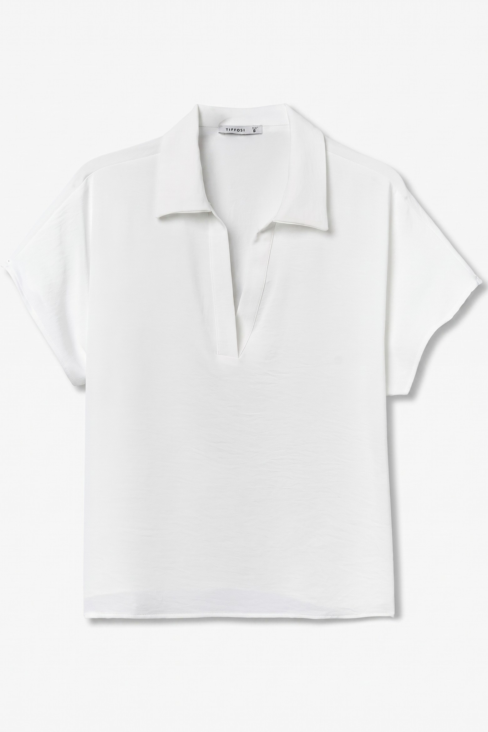 Short Sleeve Off-White Shirt