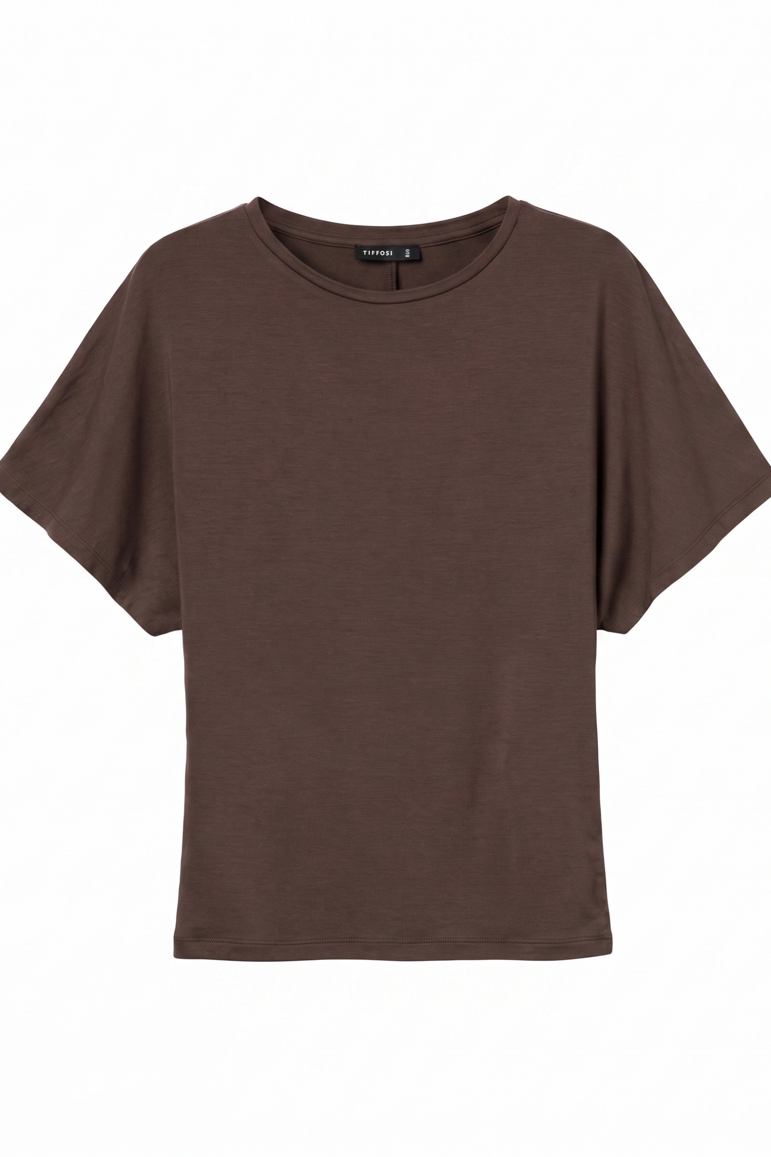 Camiseta marr�n manga corta