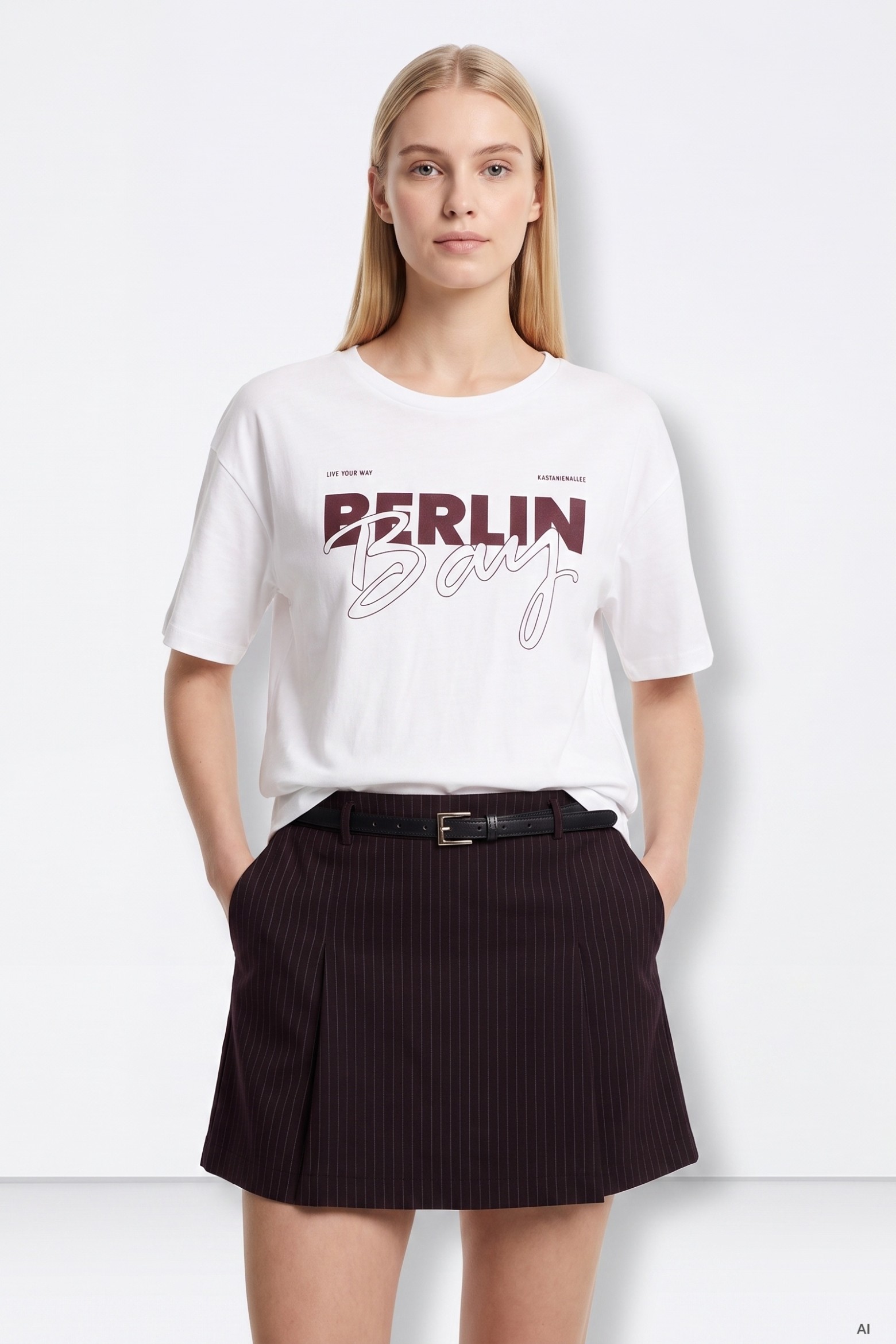 T-shirt branco Berlin Bay