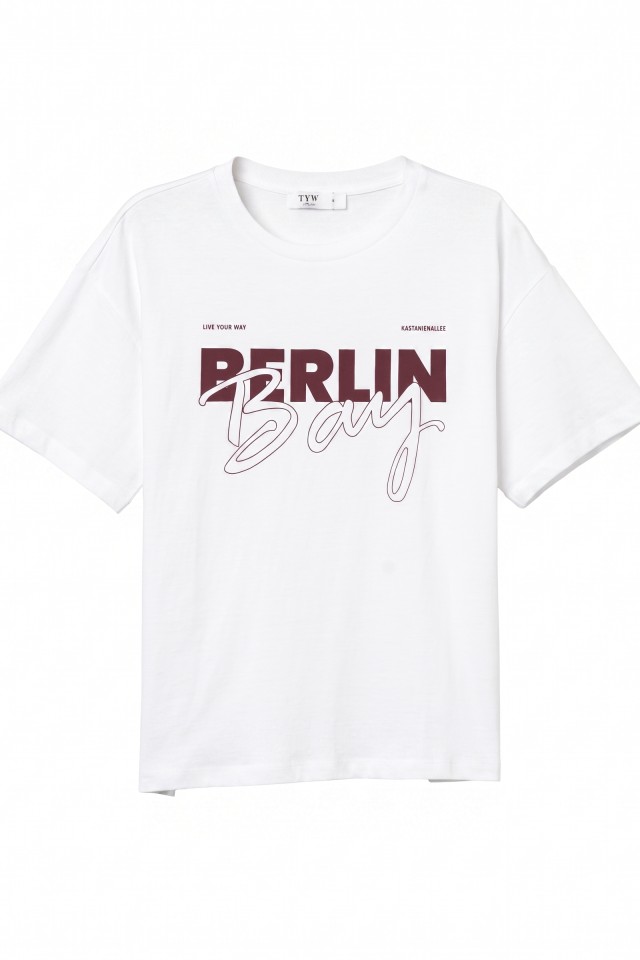 White Berlin Print T-shirt White Berlin Print T-shirt