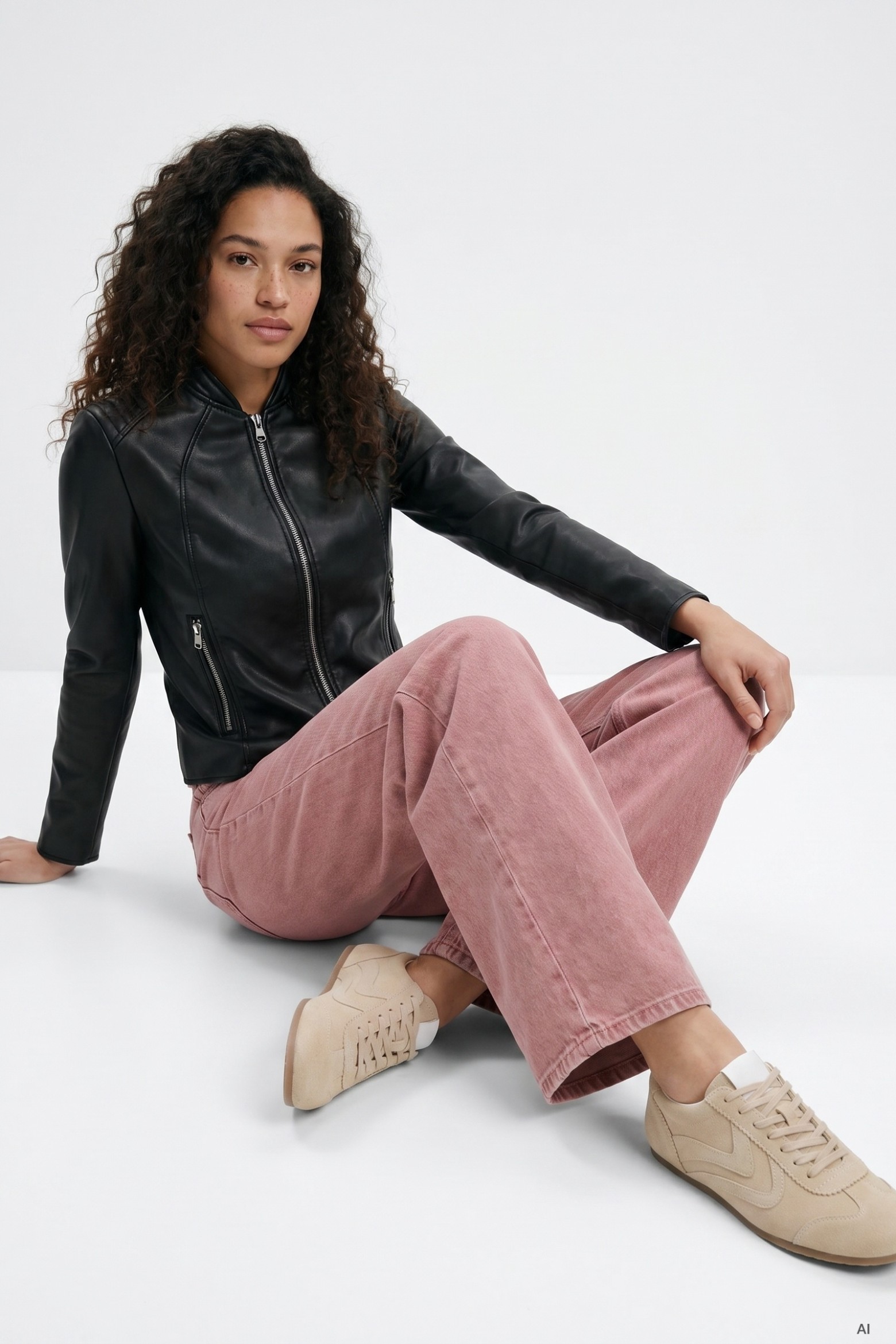 Black Faux Leather Jacket