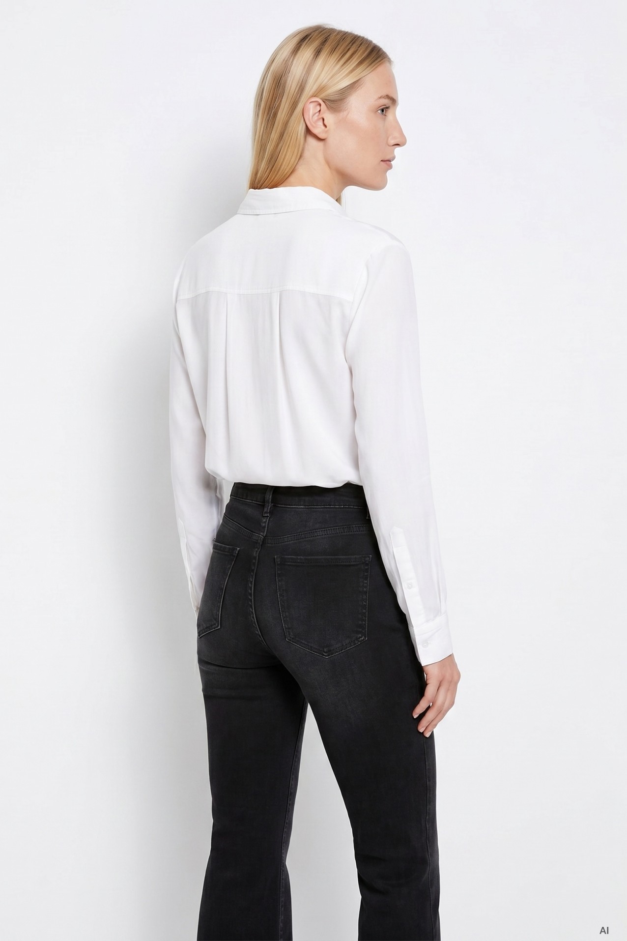 Long Sleeve Off-White Shirt