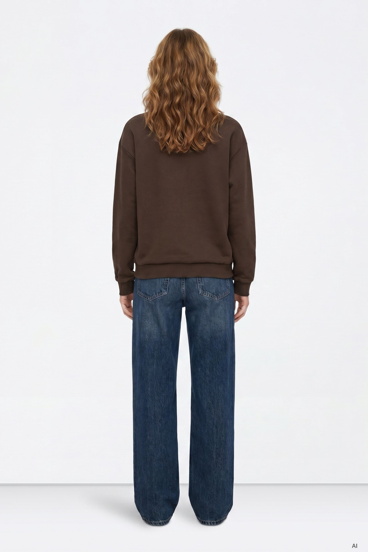 Sweatshirt castanha urbana