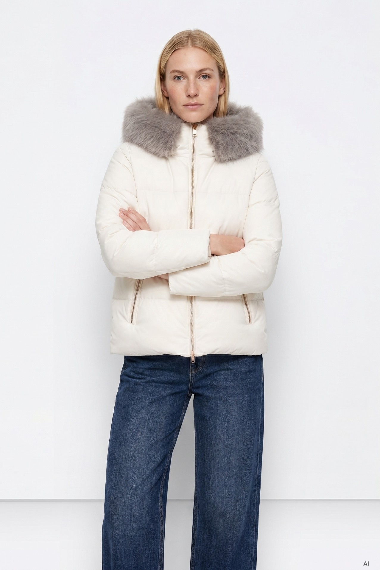 Off-White Puffer Jacket