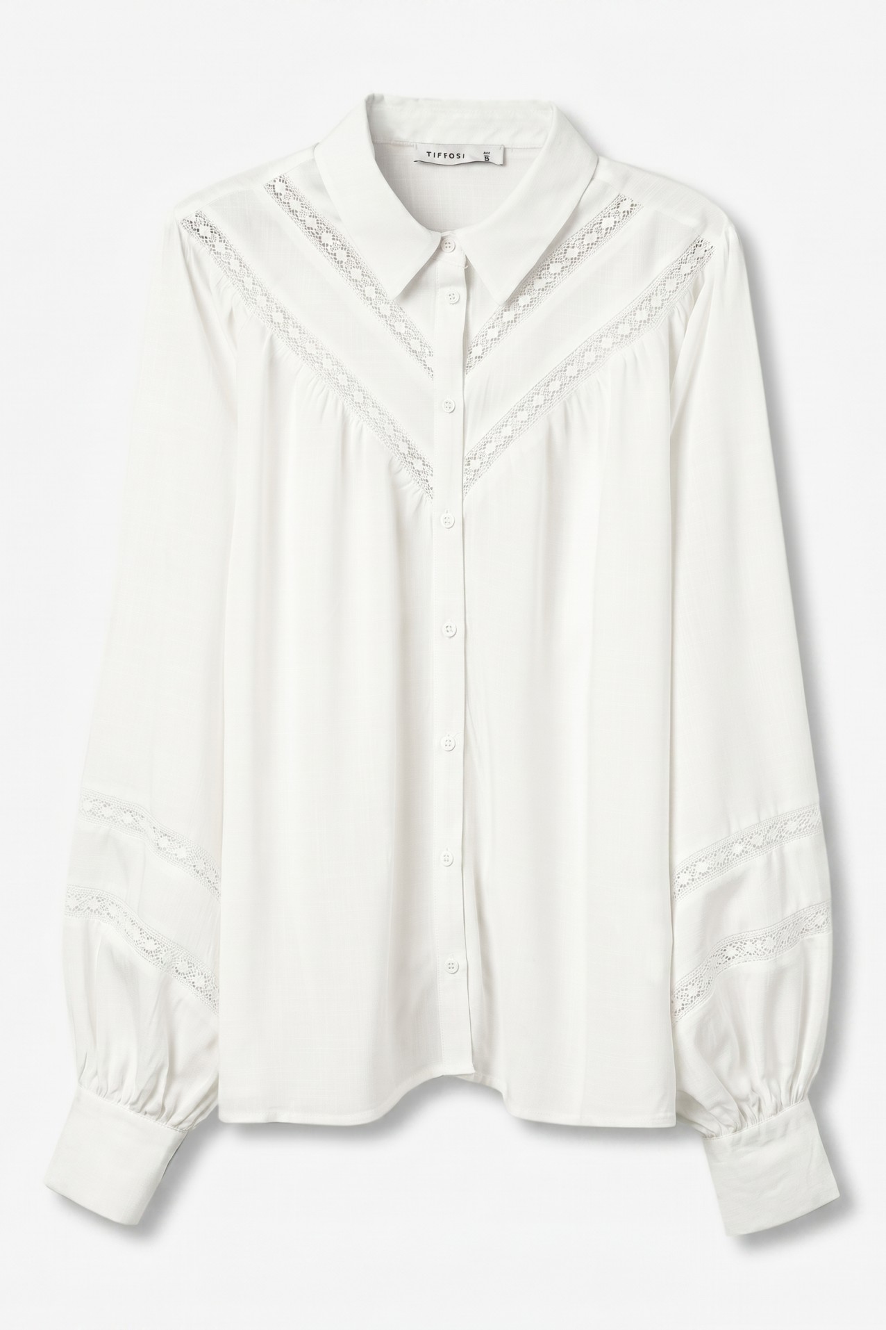 Camisa cru manga comprida