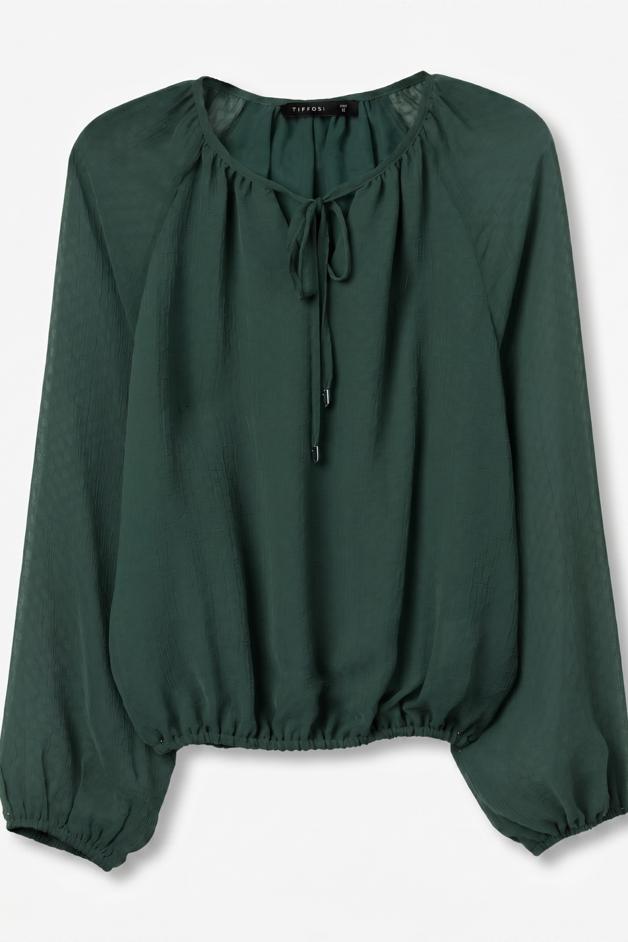 Green Long Sleeve Blouse