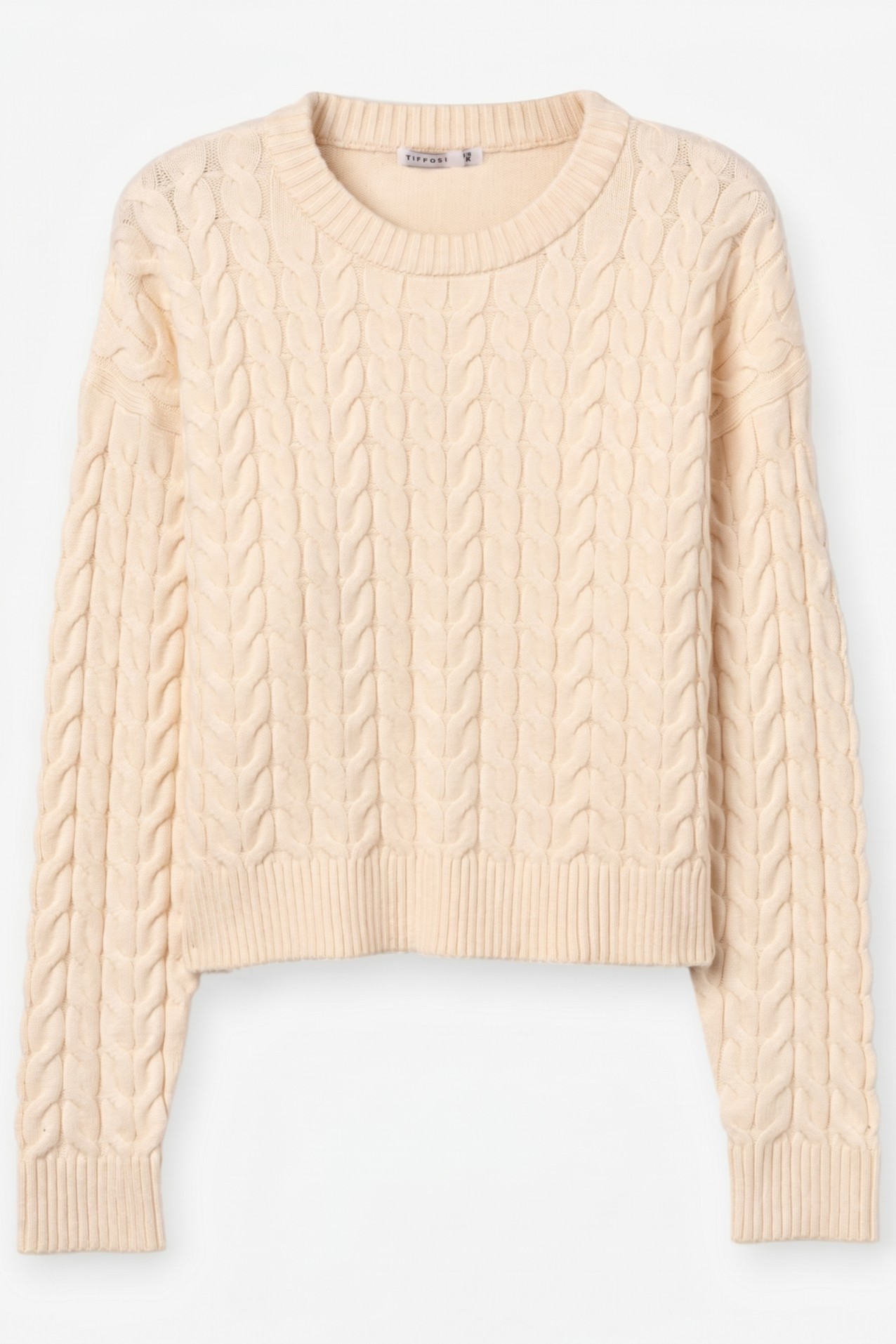 Camisola bege com textura
