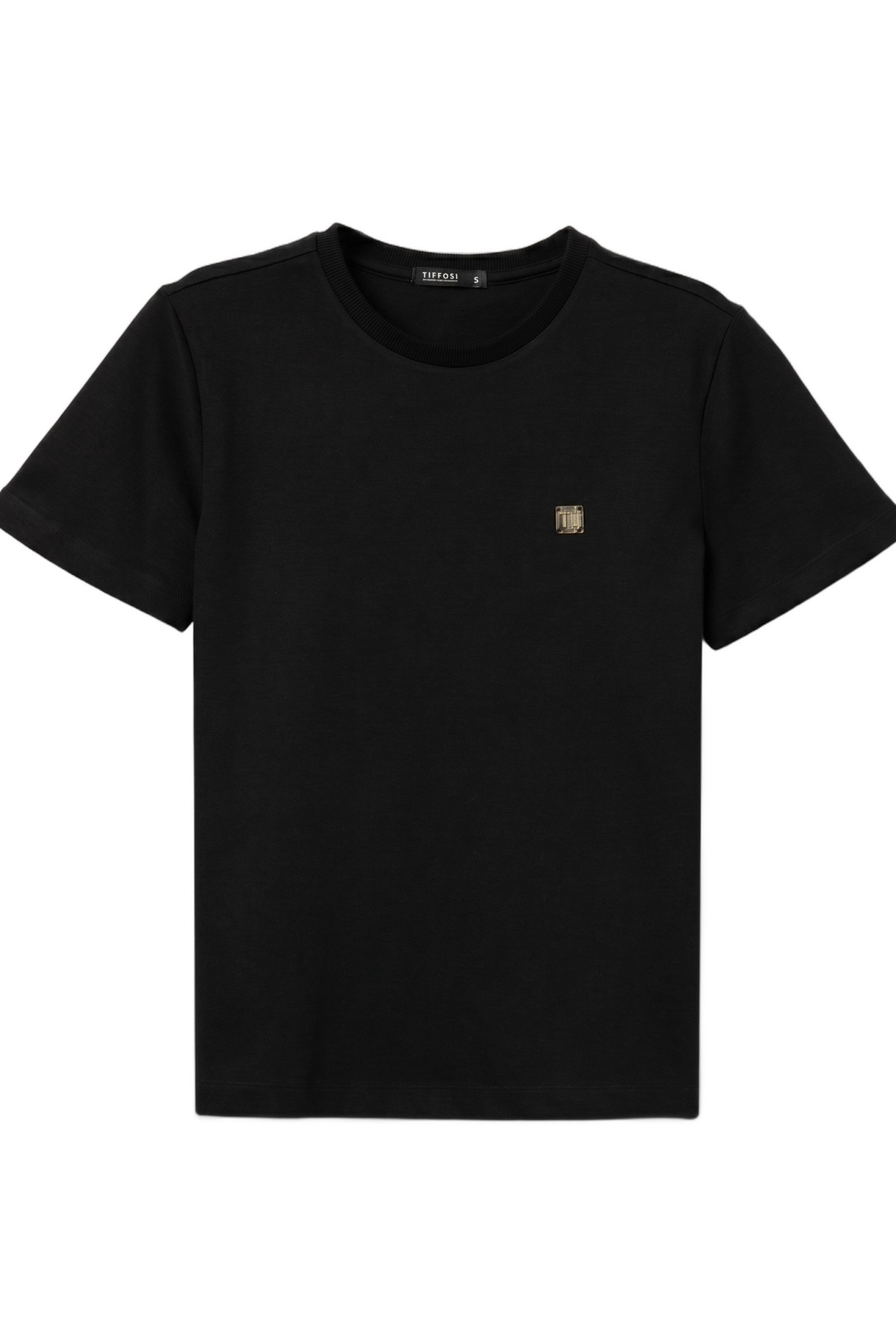 T-shirt preto manga curta